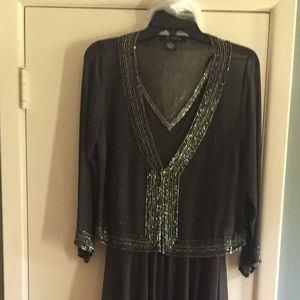 Chiffon Gown with Jacket size 12